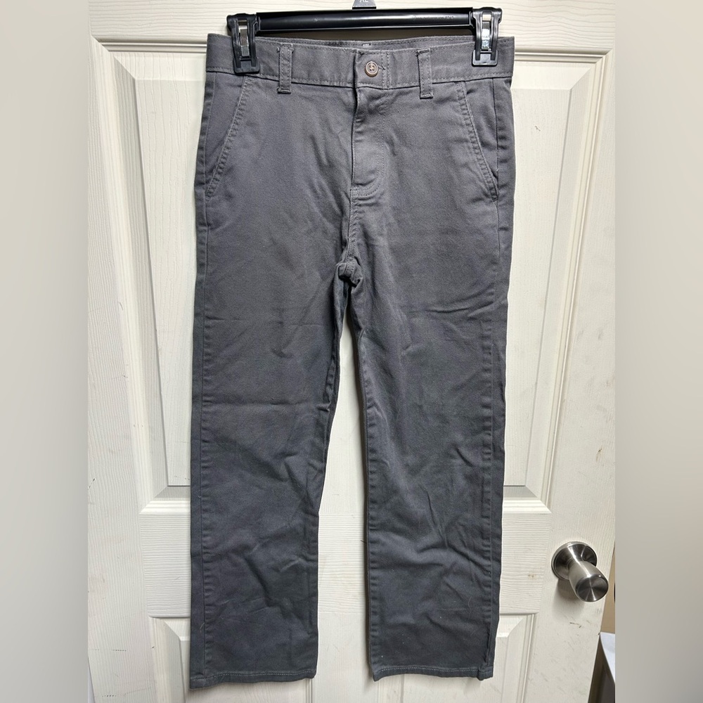 Chaps Boys Pants Size 12 Approved School Wear - Gray